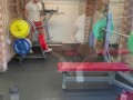 British gym bunnie milf catches personal trainer wanking in the gym