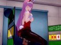 BUNNY GIRL DARLING in the FRANXX Zero Two (3D HENTAI)