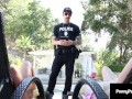 Fine Felons Penny Pax & Brooklyn Chase Suck Policeman Penis!
