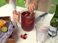 Making sexy sangria with Piper Blush