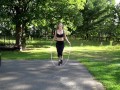 Piper Blush Jump Rope Test No Bra