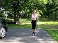 Piper Blush Jump Rope Test No Bra