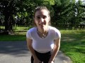 Piper Blush Jump Rope Test No Bra