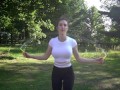 Piper Blush Jump Rope Test No Bra