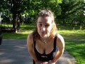 Piper Blush Jump Rope Test No Bra