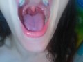 An Onlyfans Fan Requested Wet Sloppy Spitty Spit Saliva Play Pink Mouth Pics so I also Made a Video