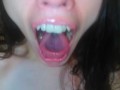 An Onlyfans Fan Requested Wet Sloppy Spitty Spit Saliva Play Pink Mouth Pics so I also Made a Video