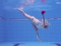 Russian hot babe Elena Proklova swims naked