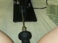Machine fucks me gently 
