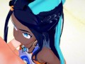 Gym Leader Nessa gets fucked on the beach - Pokemon Hentai.