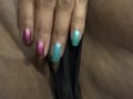 Amateur POV New Year Pussy Tickle