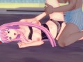 Zero Two Black Lingerie Creampie {コイカツ!/3D Hentai}