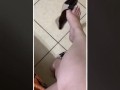 @tici_feet IG ticii_feet dangling ballet flats full video with noise (muted preview )