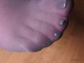 Black Nylon Soles by the Christmas Tree