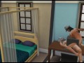 Sex with Santa after the disco. fucks a student | whims sims 4