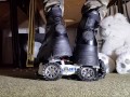Toycar Crushing with Buffalo Platform Boots