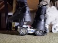 Toycar Crushing with Buffalo Platform Boots