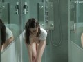 Sexy babe Arina Dildova masturbates in various poses in the shower