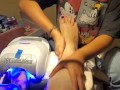 Getting a pedi