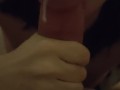 Tonguejob with post orgasm torture