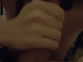 Tonguejob with post orgasm torture
