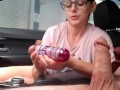 Julia car handjob! 4