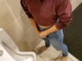 Naughty Girl Sneaks Into Mens Urinal