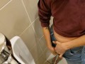 Naughty Girl Sneaks Into Mens Urinal