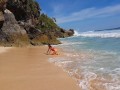 PISSING in Paradise # PEE from Rock of a Tropical Beach