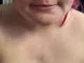 Alternative girl deepthroat’s colorful candy cane (Happy Holidays)