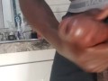 I love how my balls hang when im stroking this dick 