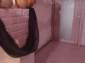 Sexy witch summoned demon in her teddy on Halloween and fucks with it till he cums in her mouth