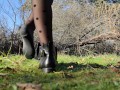 Nyloned feet and socks fetish