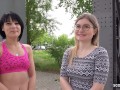 GERMAN SCOUT - TWO CANDID GIRLS FROM BERLIN I FIRST FFM THREESOME AT REAL PICKUP SEX