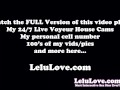 Webcam babe puts on lipstick & hair up in pigtails behind scenes custom vid masturbation - Lelu Love