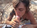 HORNY COUPLE FUCKING IN A DESERT BEACH - HAVEAGOODTRIP 4K