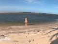 HORNY COUPLE FUCKING IN A DESERT BEACH - HAVEAGOODTRIP 4K