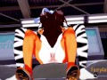 Furry Hentai - Zebra & Fox Yiff