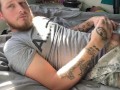 Army mechanic masturbate