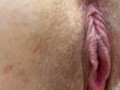 Gentle female masturbation. Real female orgasm. Close-up.