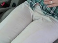 ⭐ 2nd White Jeans Rewetting Compilation! 8 Days of Pee Stained Jeans! ;)