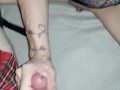 Cum on me