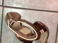 Girlfriend New Gold Heels Cummed