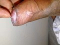 Closeup of uncircumcised micropenis precum play, very juicy, please enjoy!