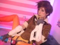 Tracer (Overwatch Hitachi until she cums