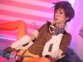 Tracer (Overwatch Hitachi until she cums