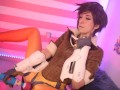 Tracer (Overwatch Hitachi until she cums