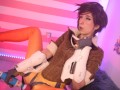 Tracer (Overwatch Hitachi until she cums