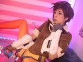 Tracer (Overwatch Hitachi until she cums