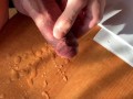 Hot Precum - cum - pissing - big thick cock - hanging balls - soft cock 